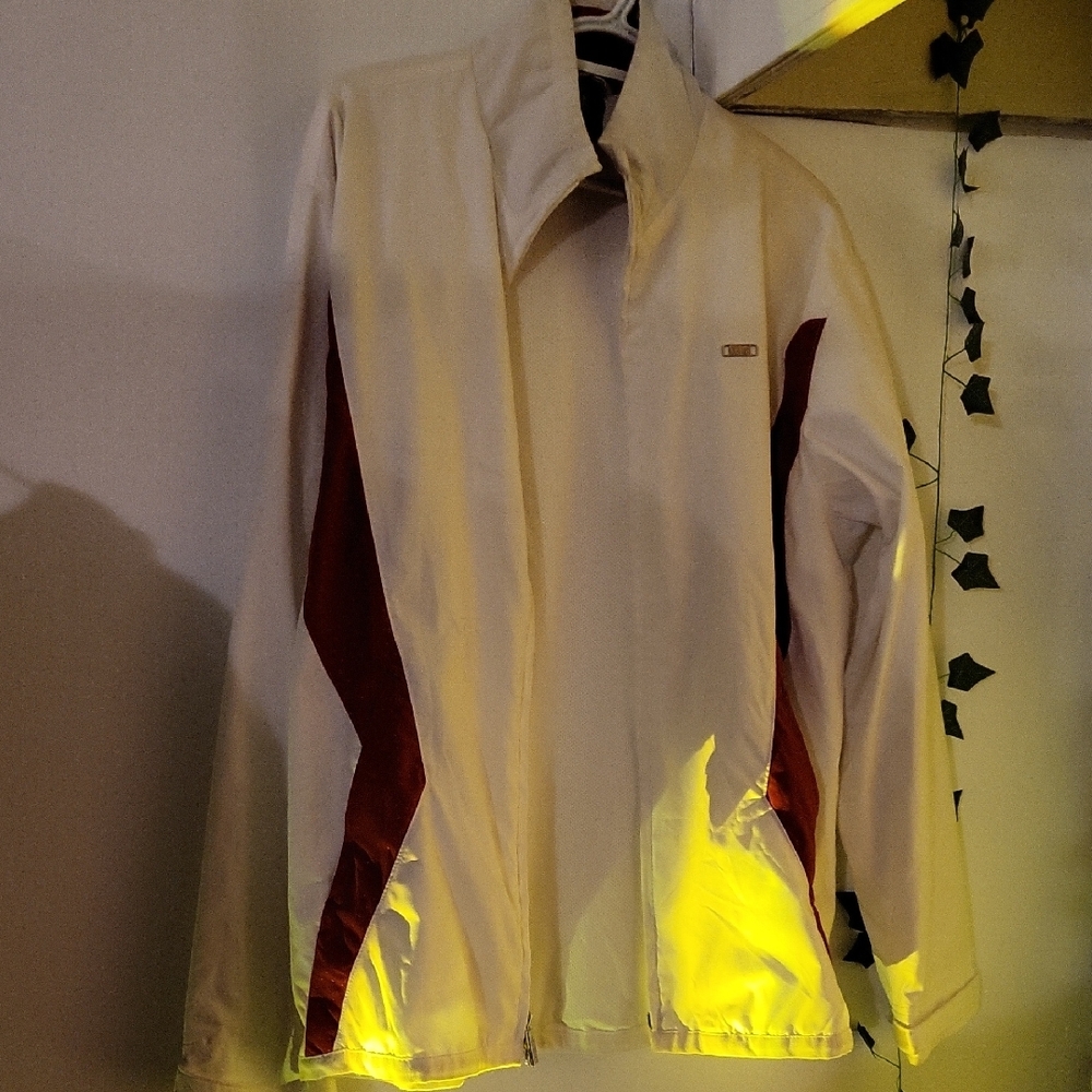 Men's Jordan Cream and Red Jacket